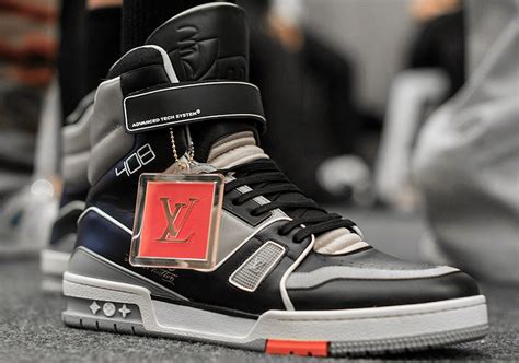 lv trainer sneaker virgil abloh|runway lv trainer 2.